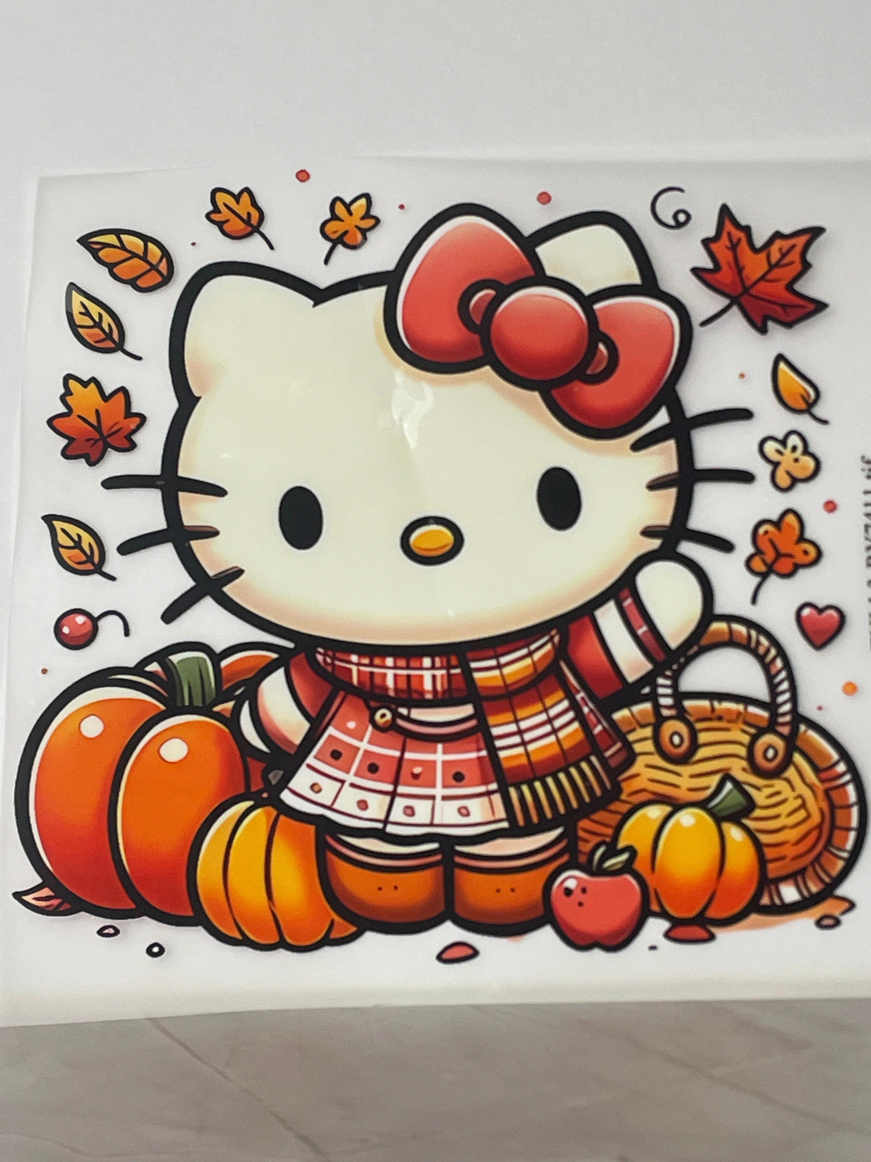 Hello kitty fall shirt print