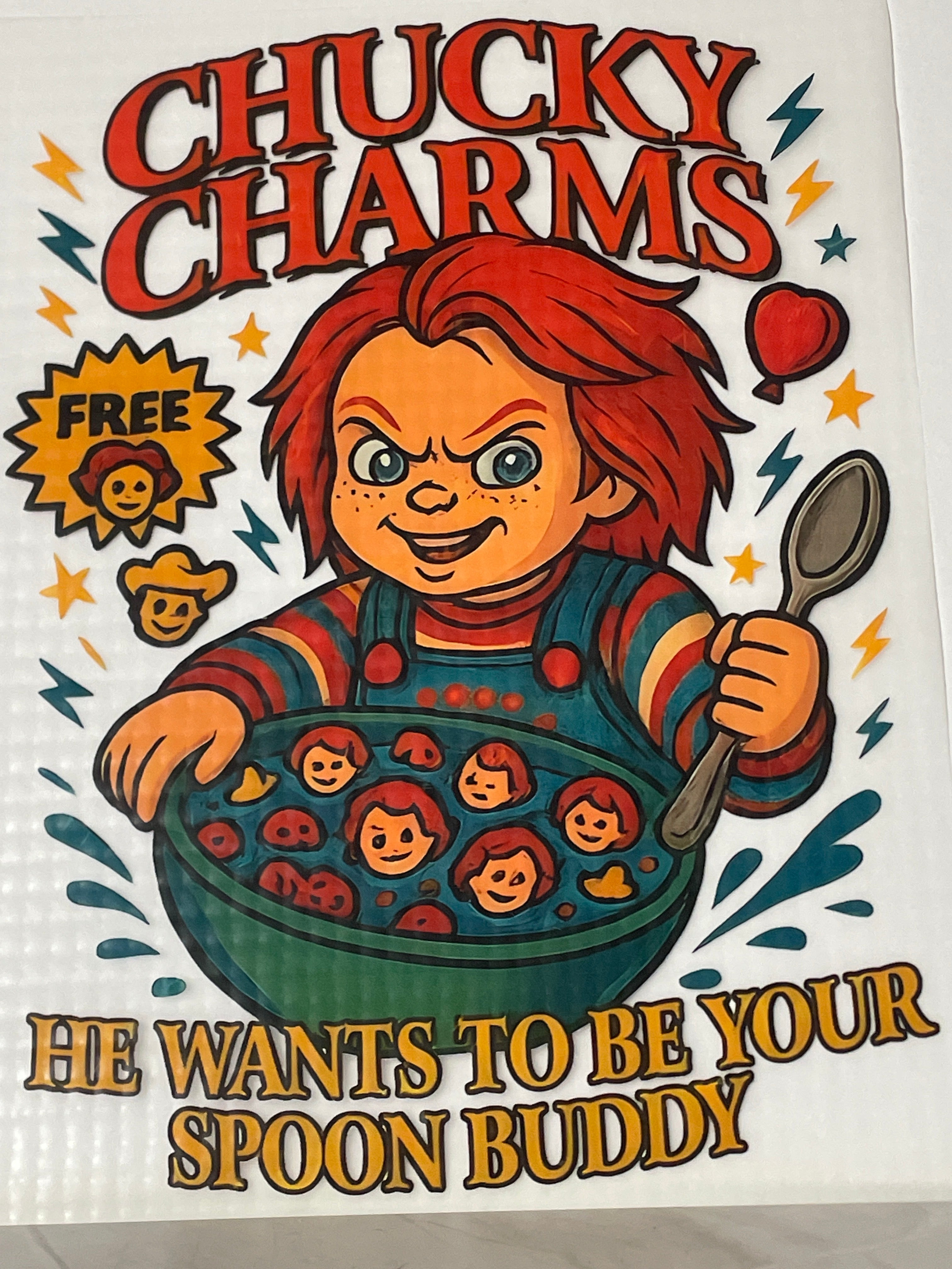 Chucky charms shirt print