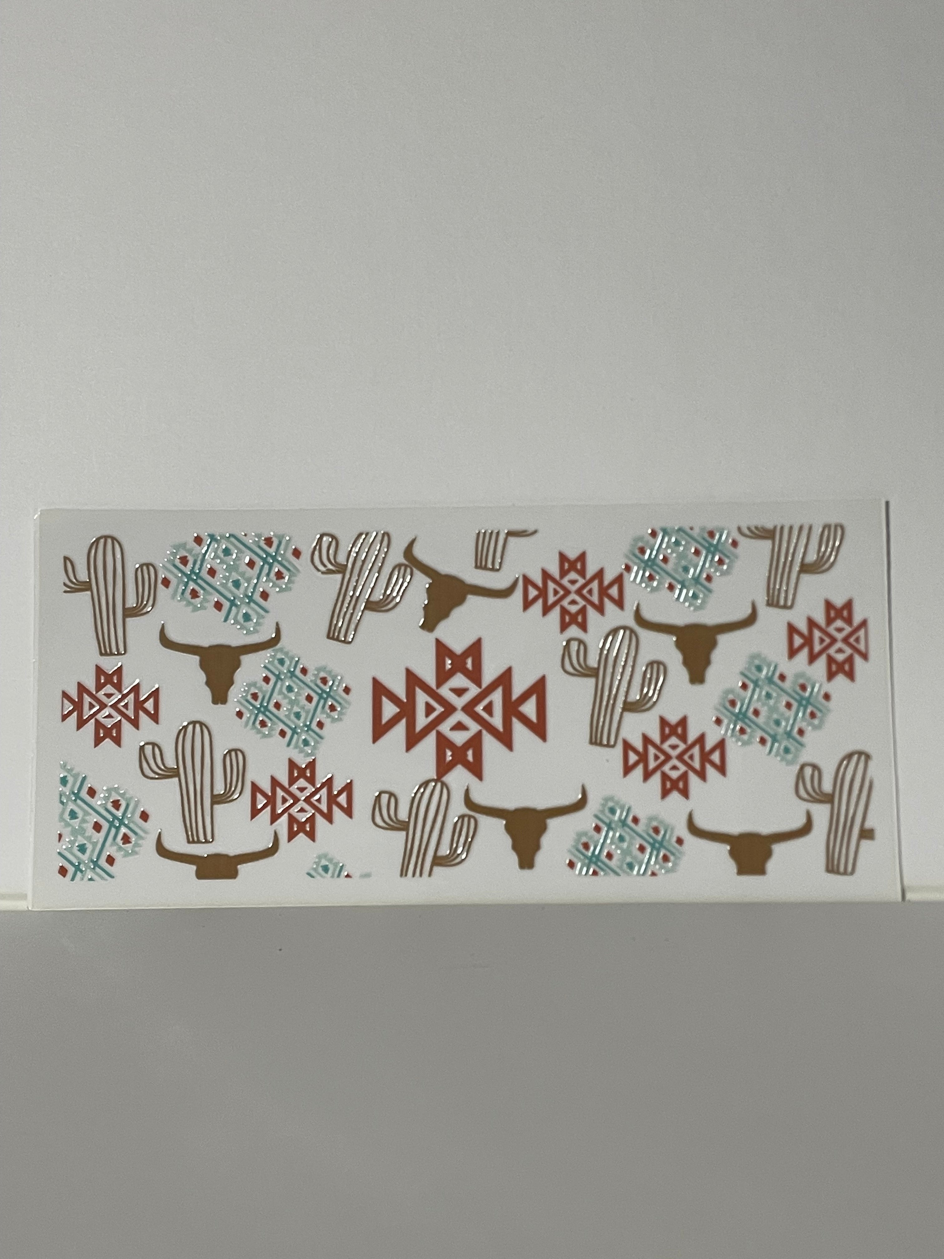 Western cup print 3 pack