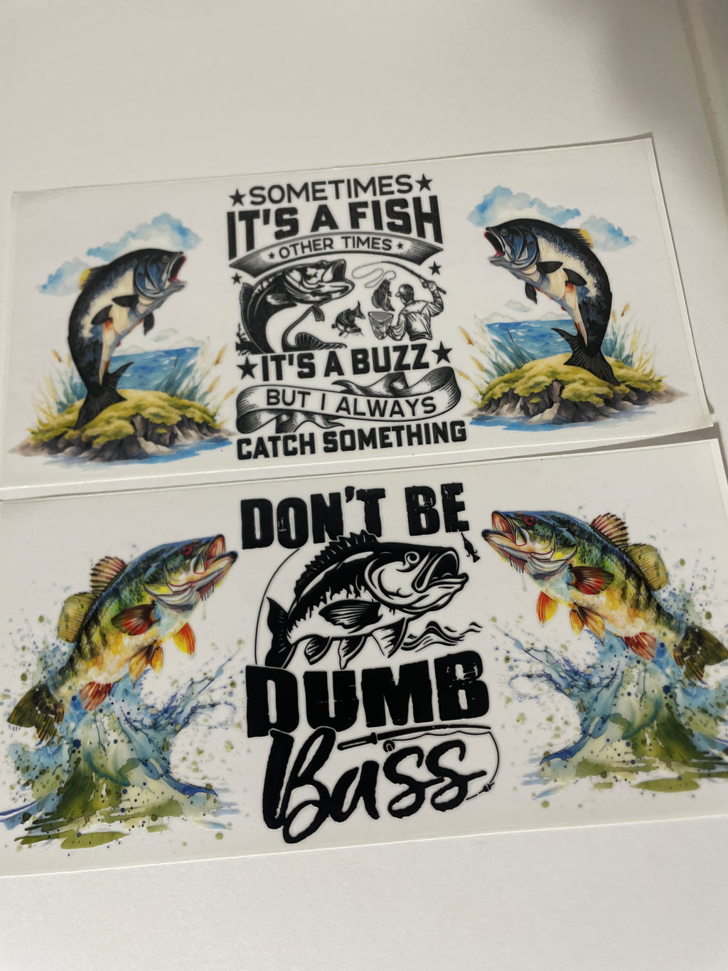 Fishing cup prints 4 pack