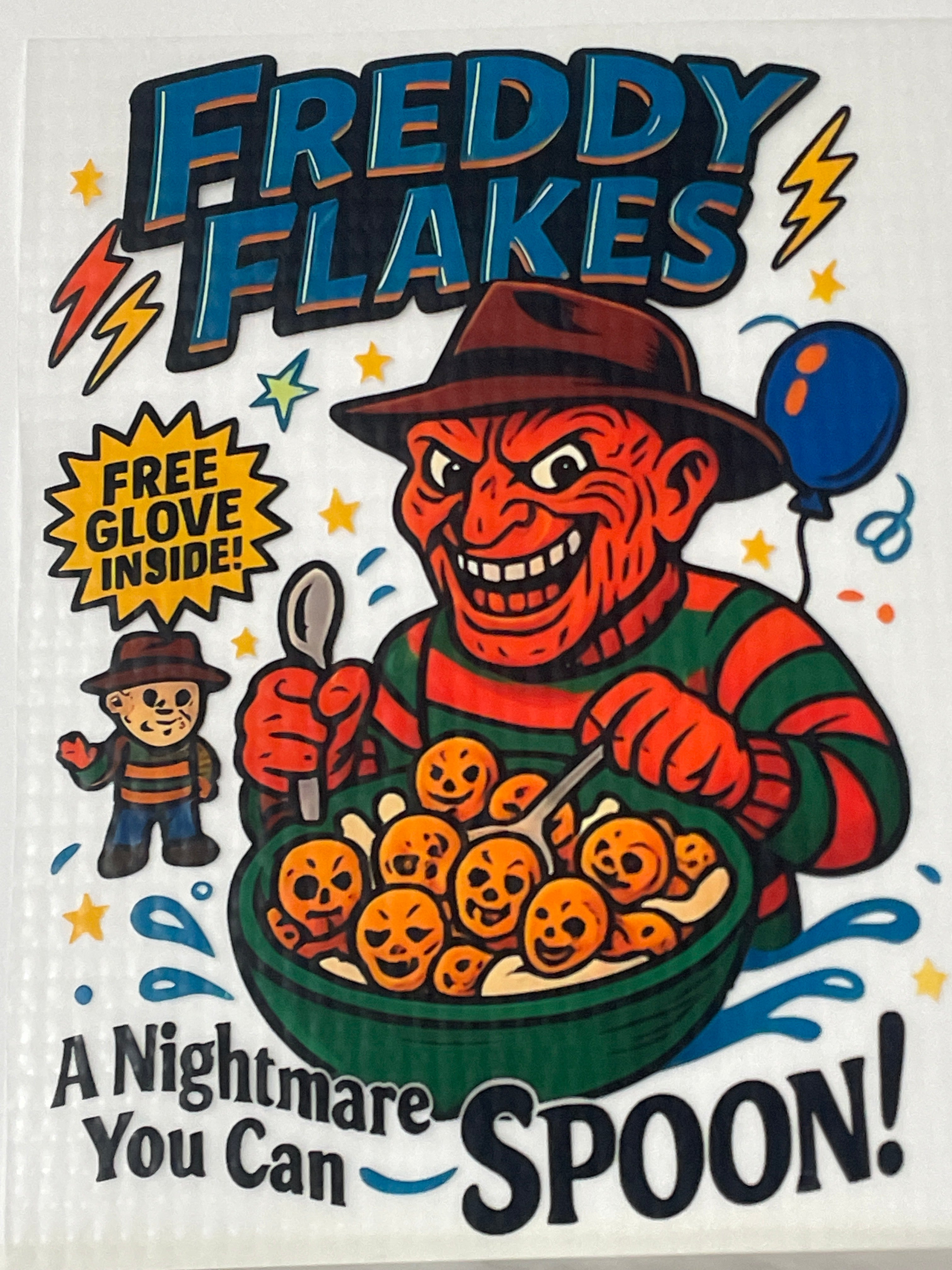 Freddy flakes shirt print