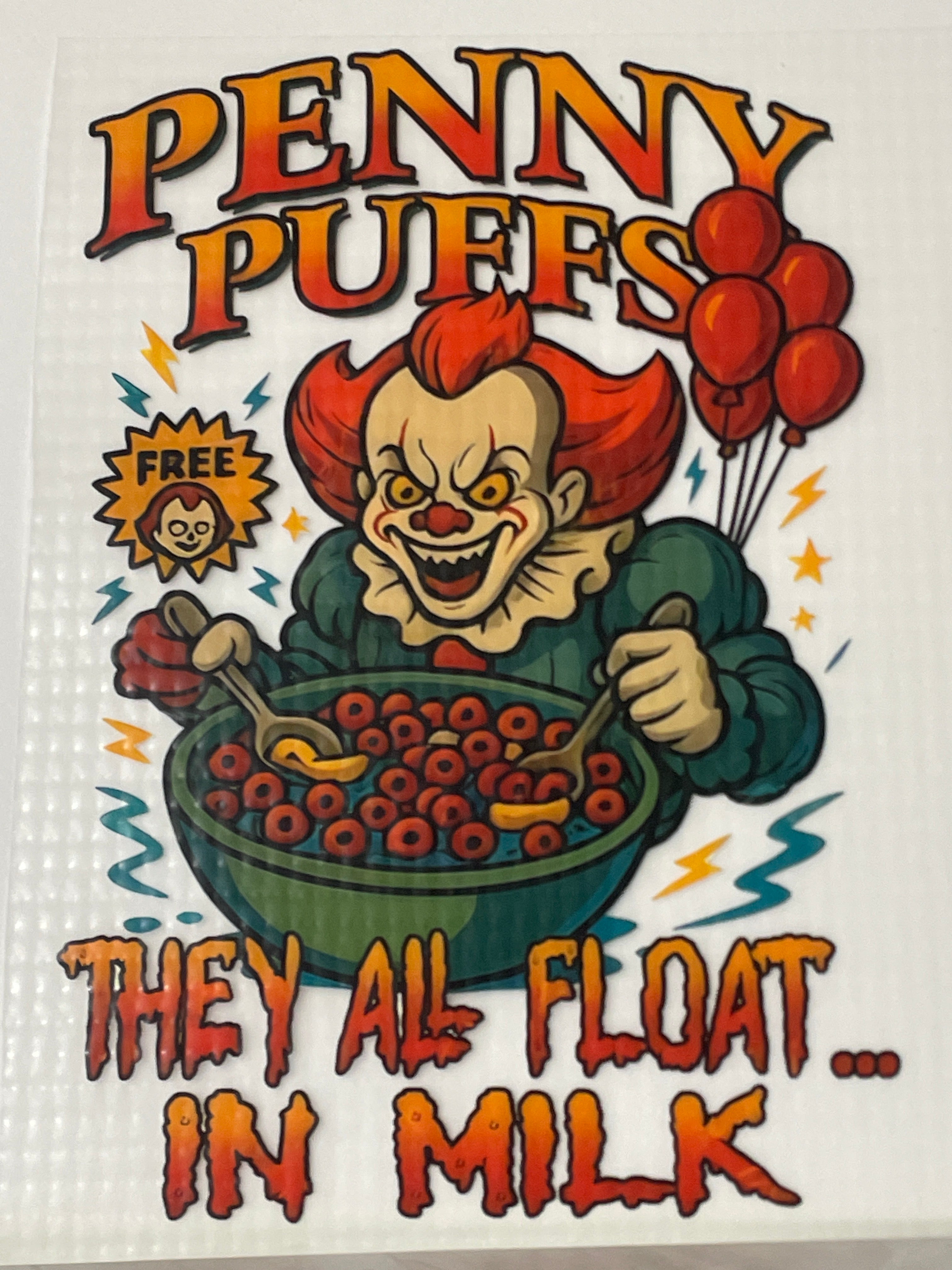 Penny puffs shirt print