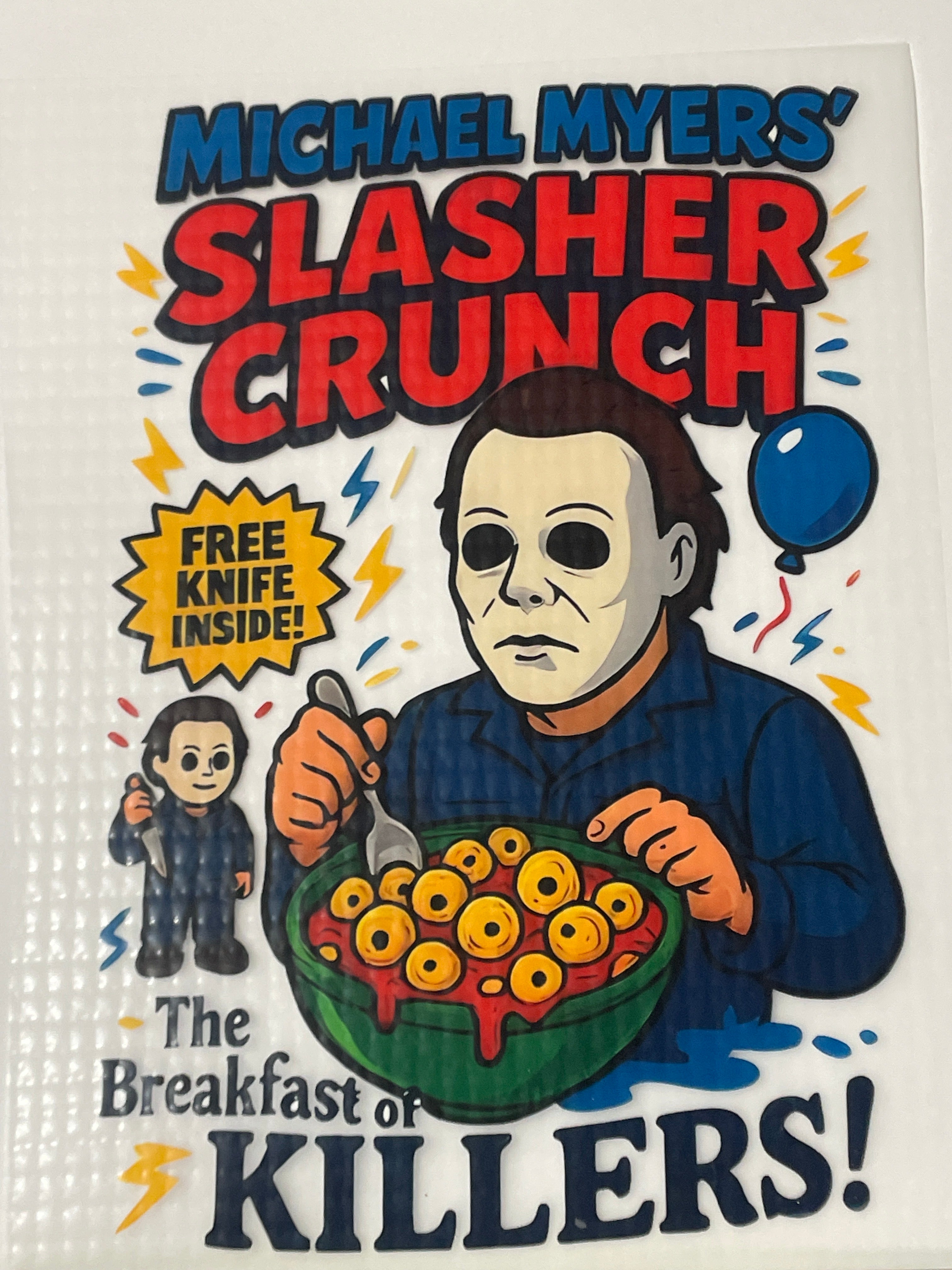 Michael Myers’s shirt print
