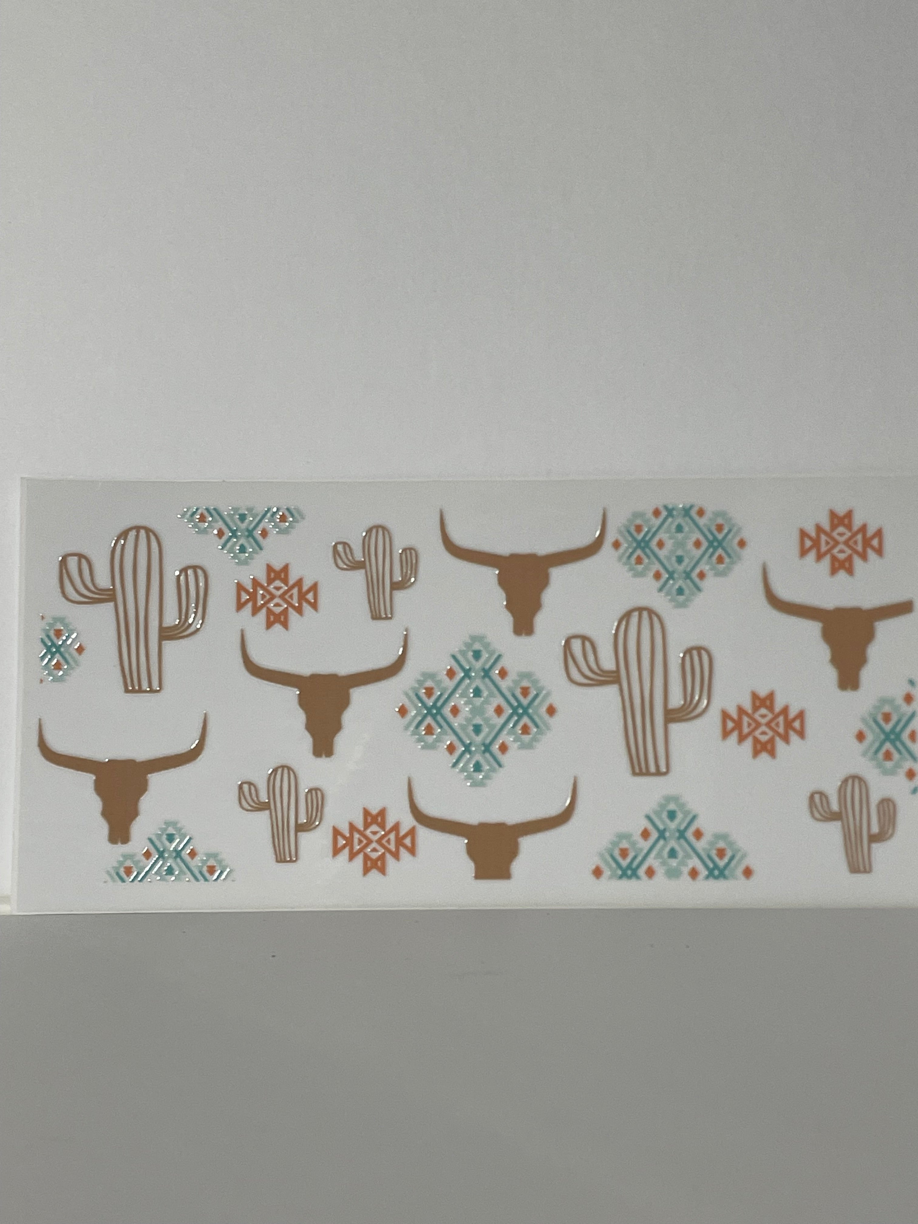 Western cup print 3 pack