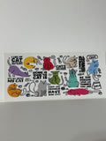 Cat cup print